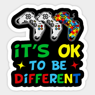 It's Ok To Be Different Control Puzzle Sticker